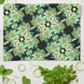 Linge De Cuisine Rose à galets blancs sauvages (Plié)