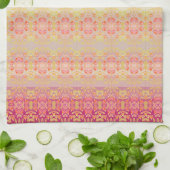 Linge De Cuisine Rose avec Motif (Plié)