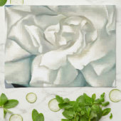 Linge De Cuisine Rose blanc et pied-d'alouette de stupéfaction la (Plié)