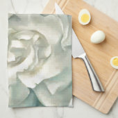 Linge De Cuisine Rose blanc et pied-d'alouette de stupéfaction la (Quart Plié)