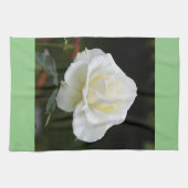 Linge De Cuisine Rose blanche (Horizontal)