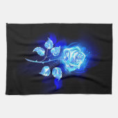 Linge De Cuisine Rose bleu brûlant (Horizontal)