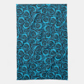 Linge De Cuisine Rose bleu foncé (Vertical)