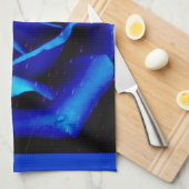 Linge De Cuisine Rose bleu spectaculaire (Quart Plié)