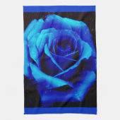 Linge De Cuisine Rose bleu spectaculaire (Vertical)
