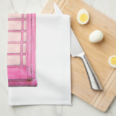 Linge De Cuisine Rose - cabine de téléphone britannique - (Quart Plié)