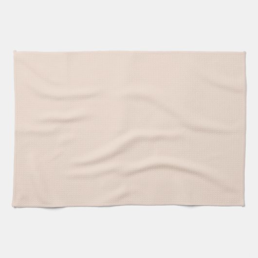 Linge De Cuisine Rose Champagne Uni (Horizontal)