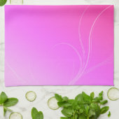 Linge De Cuisine Rose chaud (Plié)