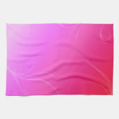 Linge De Cuisine Rose chaud (Horizontal)