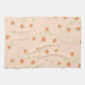 Linge De Cuisine Rose clair avec corail (Horizontal)