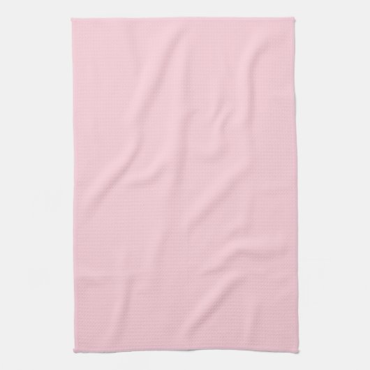 Linge De Cuisine Rose clair solide (Vertical)