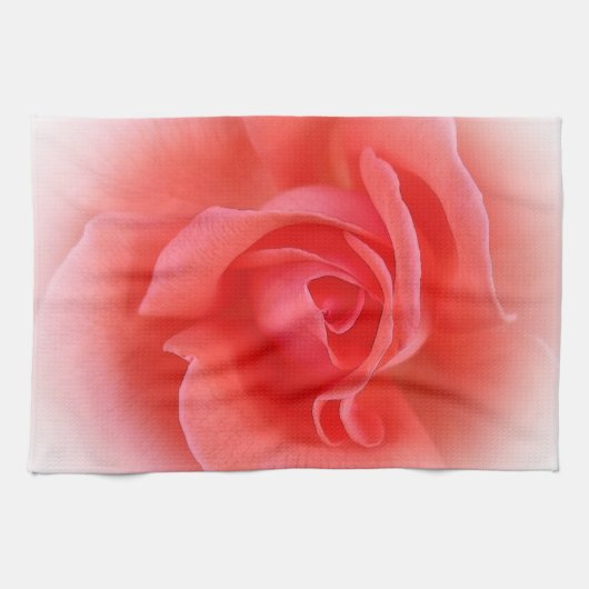 Linge De Cuisine rose corail rose (Horizontal)