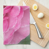 Linge De Cuisine Rose de jardin rose (Quart Plié)