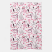 Linge De Cuisine Rose de Paris (Vertical)