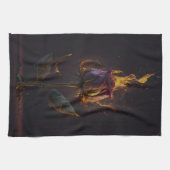 Linge De Cuisine rose en feu (Horizontal)