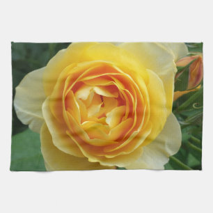 Linge De Cuisine rose et bouton de rose