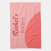 Linge De Cuisine rose et rouge (Vertical)