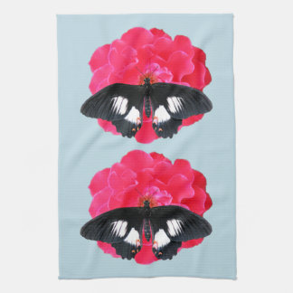 Linge De Cuisine Rose et Swallowtail