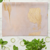 Linge De Cuisine Rose Gold Blush and Gold Texture (Plié)