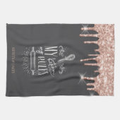 Linge De Cuisine Rose Gold Drives My Kitchen My Rules (Horizontal)