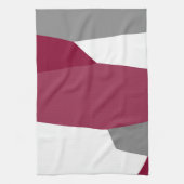 Linge De Cuisine Rose Gris et Blanc (Vertical)