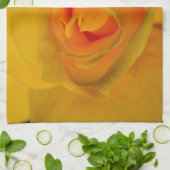 Linge De Cuisine Rose jaune (Plié)