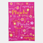 Linge De Cuisine Rose jaune filles nom fleur cuisine graphique (Vertical)