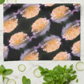 Linge De Cuisine Rose jaune pâle dans Motif en fleurs (Plié)