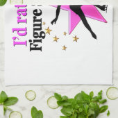 LINGE DE CUISINE ROSE JE SERAIS PLUTÔT DE LA CONCEPTION DE SKATING (Plié)