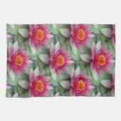 Linge De Cuisine Rose Lotus Water Lily (Horizontal)