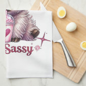 Linge De Cuisine Rose, Reste Impertinente, Vaches des Highlands (Quart Plié)