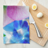 Linge De Cuisine Rose rose carême bleu boule de verre (Quart Plié)