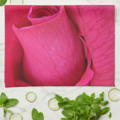 Linge De Cuisine Rose Rose Je t'aime Maman (Plié)