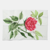Linge De Cuisine Rose rouge (Horizontal)