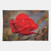 Linge De Cuisine Rose rouge (Horizontal)