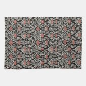 Linge De Cuisine Rose rouge (Horizontal)