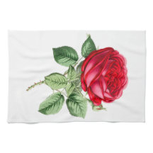 Rose rouge antique simple