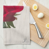 Linge De Cuisine Rose rouge - Rose rouge (Quart Plié)