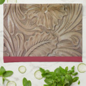 Linge De Cuisine Rose sauvage de l'Ouest (Plié)