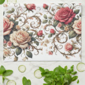 Linge De Cuisine Rose Symphony (Plié)