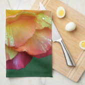 Linge De Cuisine Rose thé orange simple (Quart Plié)