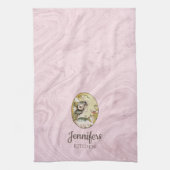 Linge De Cuisine Rose victorien antique (Vertical)