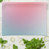 Linge De Cuisine Rose violet bleu vert jaune Modèle couleur (Plié)