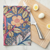 Linge De Cuisine Rose Wreath, William Morris (Quart Plié)