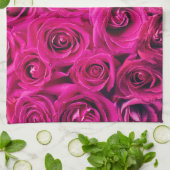Linge De Cuisine roses (Plié)