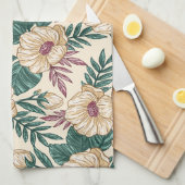 Linge De Cuisine Roses (Quart Plié)