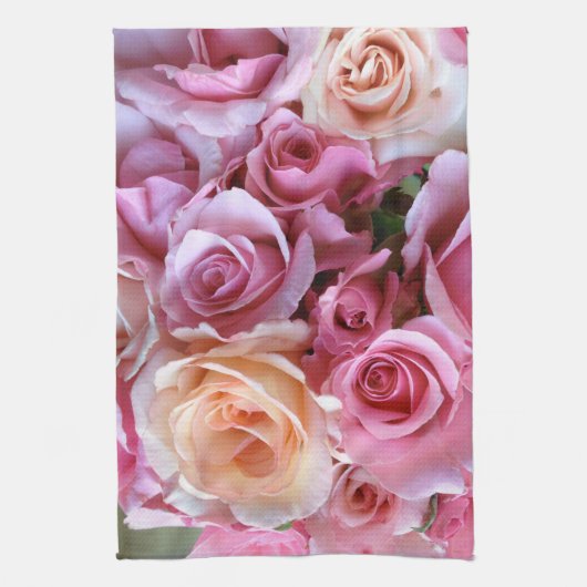 Linge De Cuisine Roses arrangés (Vertical)