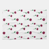 Linge De Cuisine Roses avec tige romantique design Saint Valentin (Horizontal)