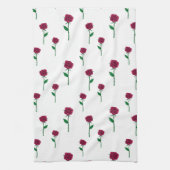 Linge De Cuisine Roses avec tige romantique design Saint Valentin (Vertical)