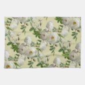 Linge De Cuisine Roses blanches (Horizontal)